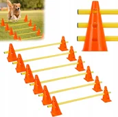 Piłka nożna - PŁOTKI TRENINGOWE ZESTAW OGRODZEŃ TRENINGOWYCH PIŁKA NOŻNA 6, 14, 23 cm - miniaturka - grafika 1