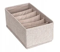 Pudła i pojemniki do przechowywania - Beżowy organizer do szuflady z przegródkami Bigso Box of Sweden Drawer, 16,5x11 cm - miniaturka - grafika 1