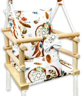 Huśtawka kubełkowa rosnąca łapacz snów A3-D55 - Leżaczki i huśtawki Huśtawka kubełkowa rosnąca łapacz snów A3-D55 - Leżaczki i huśtawki - miniaturka - grafika 1