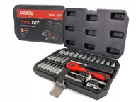 Zestawy narzędziowe - King Tony Zestaw narzędzia 1/4 bity nasadki 29el walizka - miniaturka - grafika 1