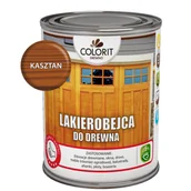 Farby i impregnaty do drewna - Lakierobejca do drewna Kasztan 750 ml Colorit Drewno - miniaturka - grafika 1