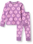 Piżamy dla dziewczynek - Småfolk Piżama "Jubilee" w kolorze fioletowym - miniaturka - grafika 1