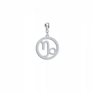 Bransoletki - Srebrny Charms Znak zodiaku KOZIOROŻEC DEDYKACJA - miniaturka - grafika 1