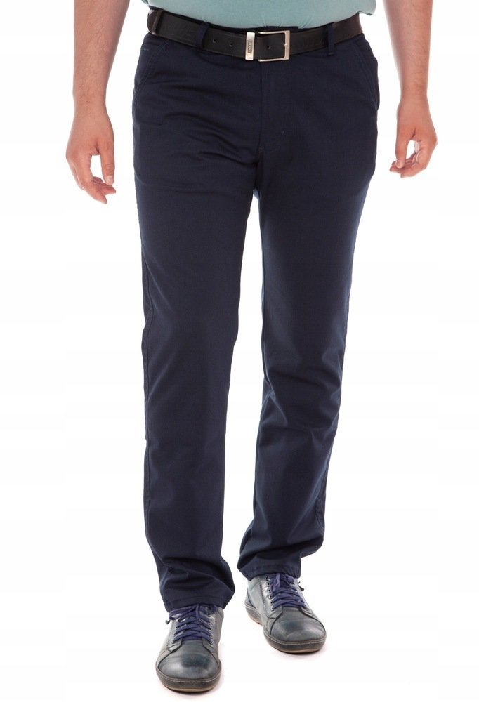 Spodnie Chinosy Męskie Eleganckie Firmy SHARK - Polski Producent 82 cm/L34