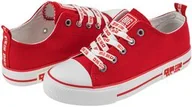 Buty dla dziewczynek - Trampki dziecięce czerwone BIG STAR KK374047 - miniaturka - grafika 1