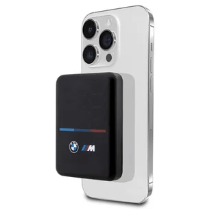 BMW BMPBMS5K22PGVK 15W 5000mAh + kabel czarny/black M Collection MagSafe - Powerbanki - miniaturka - grafika 5