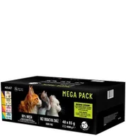 Mokra karma dla kotów - PetRepublic karma mokra dla kotów kawałki w delikatnym sosie MIX mięsno-rybne smaki 48x85g - miniaturka - grafika 1