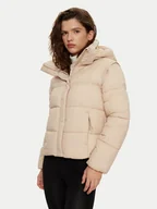 Kurtki damskie - 4F Kurtka zimowa 4FWAW24TDJAF470 Beżowy Regular Fit - miniaturka - grafika 1