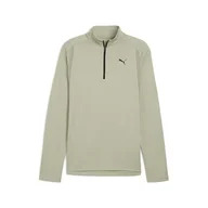 Koszulki męskie - PUMA M TAD TECH mieszanka tkanin z zamkiem 1/4 - miniaturka - grafika 1