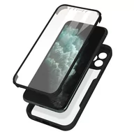 Etui i futerały do telefonów - Etui na iPhone 11 Pro Plexiglas Tył i polimerowy przód Wzmocnione rogi czarne - miniaturka - grafika 1