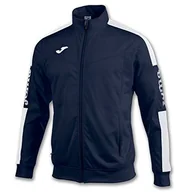 Bluzy męskie - Joma męska bluza 100687.302, ciemnoniebieska/biała, XL - miniaturka - grafika 1