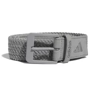Paski - adidas Męski pleciony pasek ze stretchem, szary trzy, M/L, szare, trzy - miniaturka - grafika 1