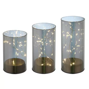Globo Hanni 28209 lampa stołowa lampka 0,06W LED 3000K dymiona/szara - Lampy stojące - miniaturka - grafika 1