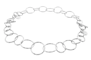 Srebrny naszyjnik ze stali szlachetnej 2w1 - Naszyjniki - miniaturka - grafika 1