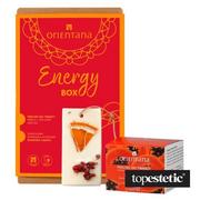 Zestawy kosmetyków damskich - Orientana Energy Box ZESTAW Krem do twarzy na dzień i noc - Żeń szeń indyjski 40 g + Zawieszka zapachowa z wosku sojowego 32g - miniaturka - grafika 1