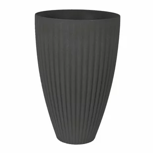 Donica wysoka Lotus śr.40 cm antracytowa Vog - Donice - miniaturka - grafika 1