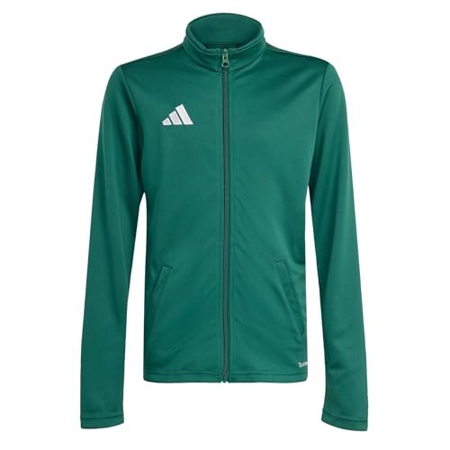 adidas uniseks-kind Entrada26 Track Jacket Kids, team dark green/white, 5-6 Years