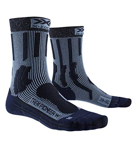 X-Socks Trek Pioneer damskie skarpetki trekkingowe, skarpety do wędrówek, rajstopy wojskowe blue melange/Bluestone, 35/36