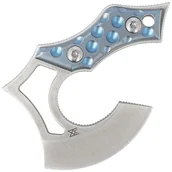 Noże - Nóż na szyję Midgards Messer Nori Nano Blue Titanium, Satin 14C28N (MM002) - miniaturka - grafika 1