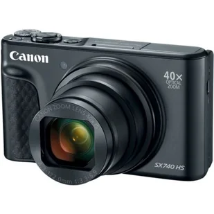 Canon PowerShot SX740 czarny (2955C002) - Aparaty Cyfrowe - miniaturka - grafika 1