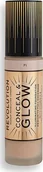 Podkłady do twarzy - Makeup Revolution Makeup Revolution London Conceal & Glow Podkład 23ml F1 - miniaturka - grafika 1