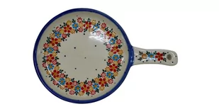 Ceramiczna patelnia duża Ceramika Bolesławiec - Tace i patery - miniaturka - grafika 1