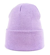 Czapki damskie - Czapka Zimowa Damska Męska Beanie Podwijana Uniwersalna Casualowa Jesienna - miniaturka - grafika 1