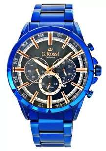Zegarek Zegarek męski G. Rossi Exclusive TIRAZ - 13605B-6F3 - Zegarki męskie - miniaturka - grafika 2