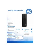 Zestawy komputerowe - hp inc. Komputer Pro SFF 290 G9 i3-14100 512GB/8GB/W11P B6ZA3ET - miniaturka - grafika 1