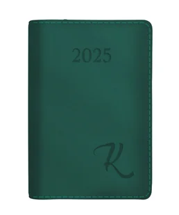 Kalendarz KIESZONKOWY ZIELONY na rok 2025 75x115mm - Kalendarze - miniaturka - grafika 1