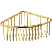 Półki łazienkowe - Koszyk półka łazienkowa narożna ścienna złota STELLA 16.022-G - miniaturka - grafika 1