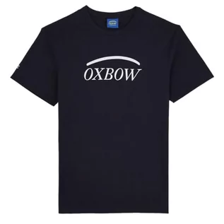 Koszulki męskie - OXBOW T-shirt męski, Głęboki granatowy, 4XL - grafika 1