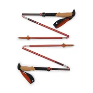 Kije trekkingowe - Lekkie kije trekkingowe Black Diamond Pursuit FLZ black/octane - M/L - miniaturka - grafika 1