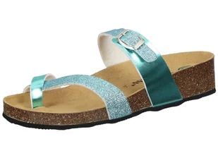Dr. Brinkmann Damskie kapcie 700525-07, 38 EU, zielony, 38 EU - Kapcie damskie - miniaturka - grafika 1