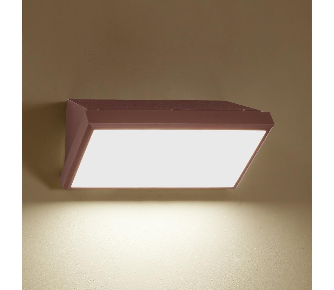 Brilagi - Kinkiet zewnętrzny TRIANGLE 1xE27/60W/230V brązowy IP65
