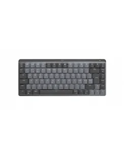 LOGITECH MX Mechanical Mini Minimalist Wireless Illuminated Keyboard - GRAPHITE - CH - 2.4GHZ/BT - N/A - CENTRAL - TACTILE - Klawiatury - miniaturka - grafika 1