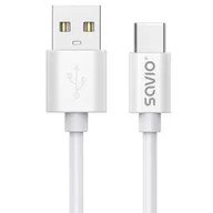 Kable USB - KABEL USB-A – USB-C, 3 M, BIAŁY, CL-168 - miniaturka - grafika 1