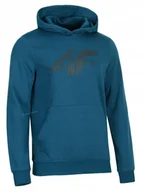 Bluzy męskie - 4F OCIEPLANA MÄSKA BLUZA DRESOWA Z KAPTUREM KANGURKA / rozm M - miniaturka - grafika 1