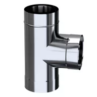 Akcesoria kominkowe - Adam Gas Trójnik  130/200 90° - miniaturka - grafika 1