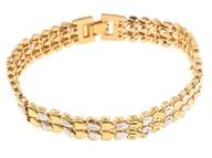 Bransoletki - Szeroka Bransoletka Taśma Serduszka - miniaturka - grafika 1