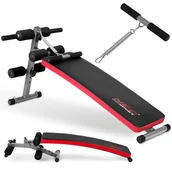 Ławki treningowe - Neo-Sport Ławeczka do ćwiczeń skośna z ekspanderem NS-210 121000 - miniaturka - grafika 1