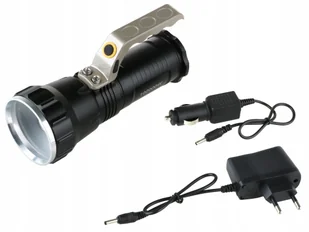 LATARKA Taktyczna Szperacz LED ZOOM Mocna 2996 - Latarki - miniaturka - grafika 1