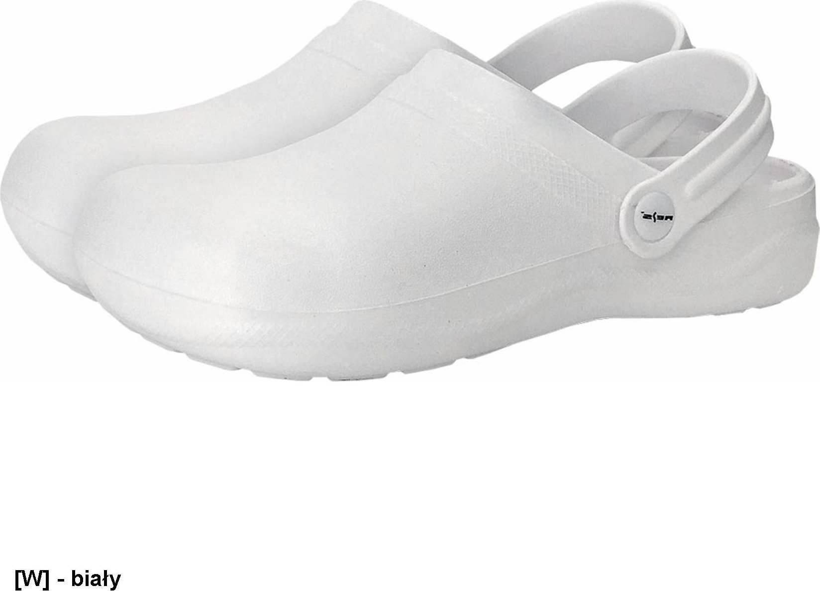 R.E.I.S. BCLAB - klapki wykonane z tworzywa EVA pianka - biały 38