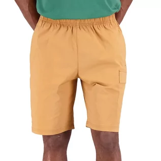 Spodnie sportowe męskie - Spodenki New Balance MS31550TOB - pomarańczowe - grafika 1
