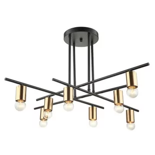 Italux Normani MDM3658/8 BK+BRO MDM3658/8 BK+BRO - Lampy sufitowe - miniaturka - grafika 1