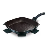 Patelnie - Berlinger Haus PATELNIA GRANITOWA GRILLOWA 28 cm  AQUAMARINE BH-1873 - miniaturka - grafika 1