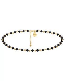 Złoty Choker Z Kryształami Swarovski® Crystal - Naszyjniki - miniaturka - grafika 1