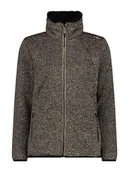 Kurtki damskie - CMP Kurtka polarowa w kolorze jasnobrązowo-czarnym - miniaturka - grafika 1