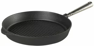 Skeppshult Patelnia grillowa okragła 28 cm stalowa rączka 0028 - Zestawy do grillowania - miniaturka - grafika 3