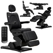 Fotele kosmetyczne - Fotel kosmetyczny elektryczny do salonu kosmetycznego pedicure regulacja 5 siłowników Caleb - miniaturka - grafika 1